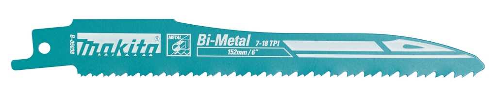 Makita Accesorios B-05038 Sierra de sable Progressive 152MM Metal 5 piezas