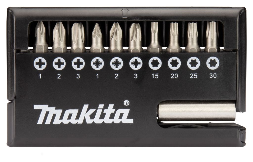 Makita Accesorios D-30651 Juego de puntas de atornillar de 11 piezas