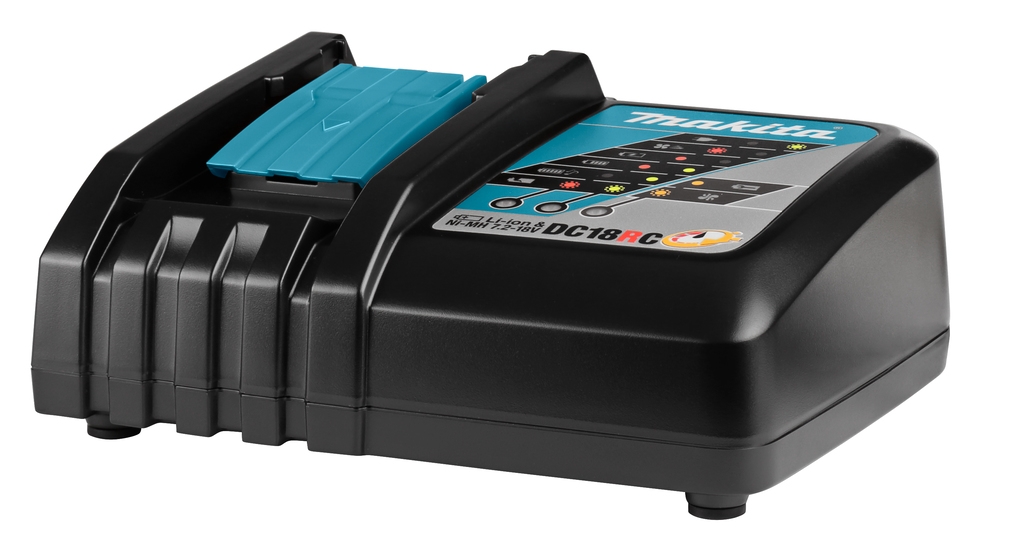 Makita Accesorios 195584-2 Cargador DC18RC 7,2-18 voltios Li-ion/Ni-Cd/Ni-MH
