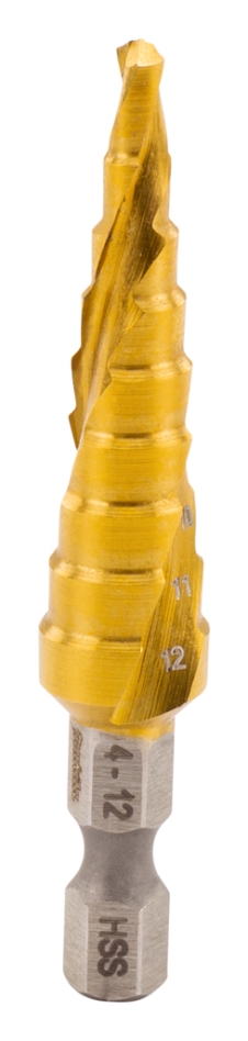 Makita Accesorios D-40179 Brocas escalonadas 9 pasos 4-12 mm