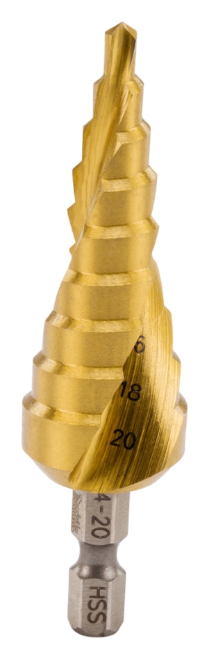 Makita Accesorios D-40185 Broca escalonada 9 pasos 4-20mm