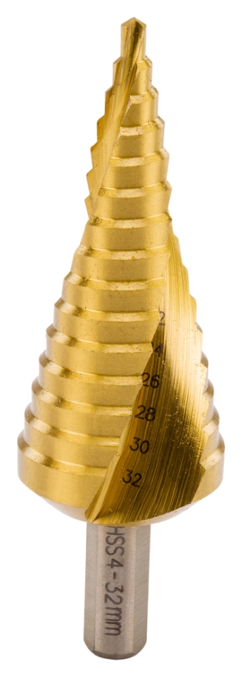 Makita Accesorios D-40191 Broca escalonada 15 pasos 4-32mm