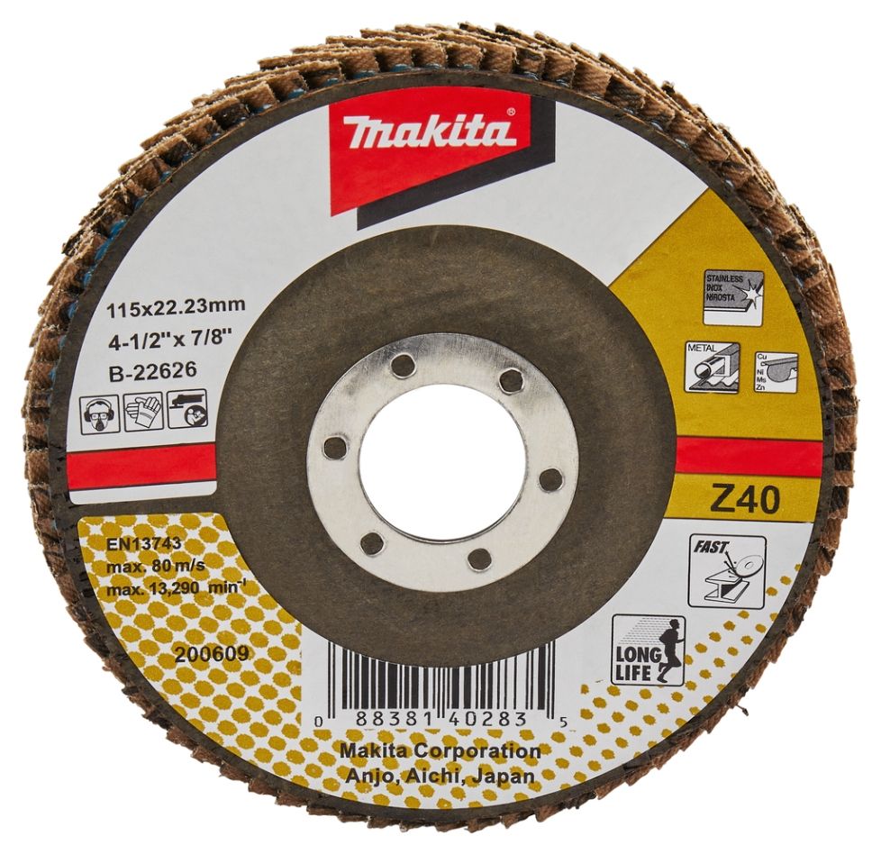 Makita Accesorios B-22626 Disco de láminas 115mm Z40