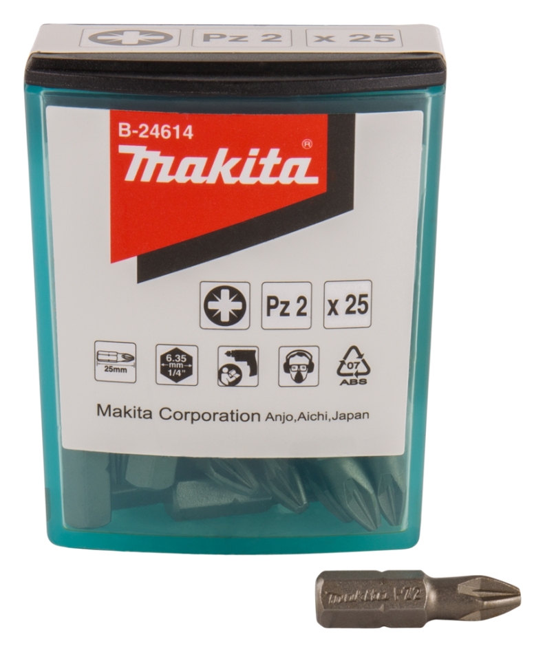 Makita Accesorios B-24614 Broca PZ2x25mm 25 piezas
