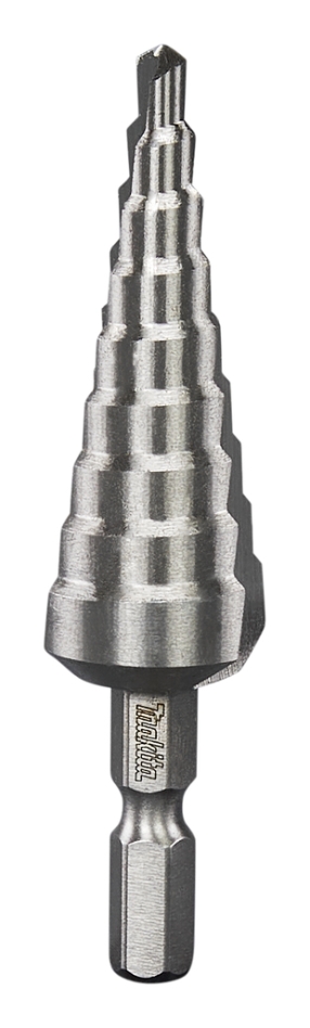 Makita Accesorios D-46420 HSS 1/4 Broca escalonada 9 etapas 4-20 mm
