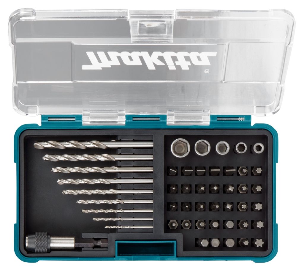 Makita Accesorios B-36192 Juego de brocas, vasos y tornillos 48 piezas