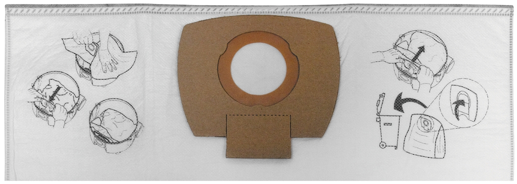 Makita Accesorios P-72899 Bolsa antipolvo de vellón VC3011L/2512 5 uds.