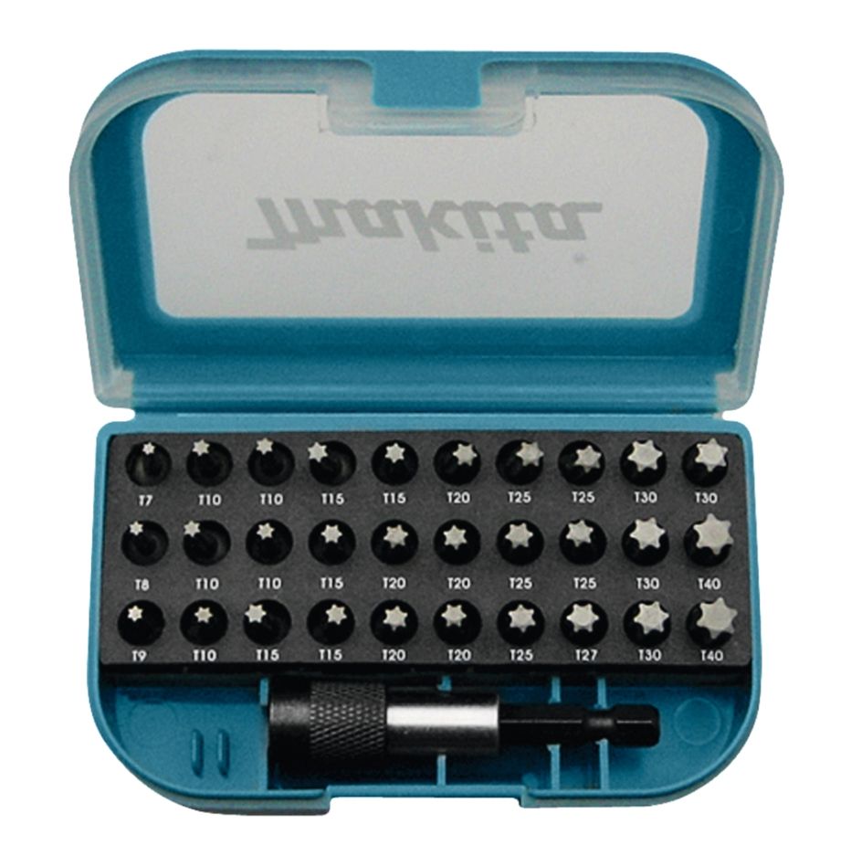 Makita Accesorios P-73352 Juego de puntas de tornillo "TORX" 31 piezas