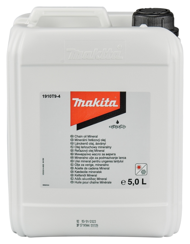 Makita Accesorios 1910T9-4 Aceite para motosierra 5 ltr.