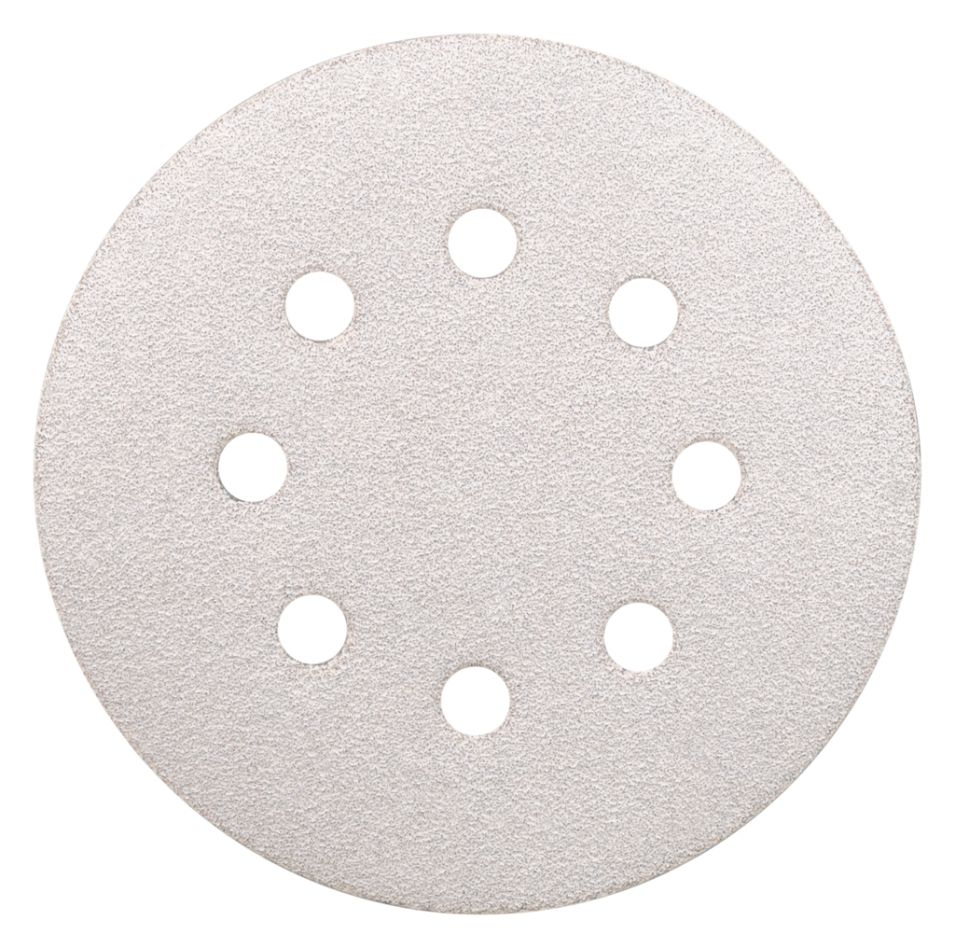 Makita Accesorios P-33370 Disco de lija 125 mm Grano 100 Blanco 10 unid.