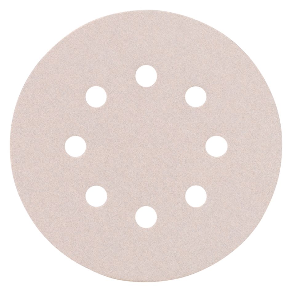 Makita Accesorios P-33392 Disco de lija 125 mm Grano 180 Blanco 10 uds.