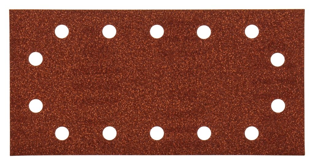 Makita Accesorios P-43050 Hoja de lijado 115x228 mm Grano 100 ROJO 10 uds.