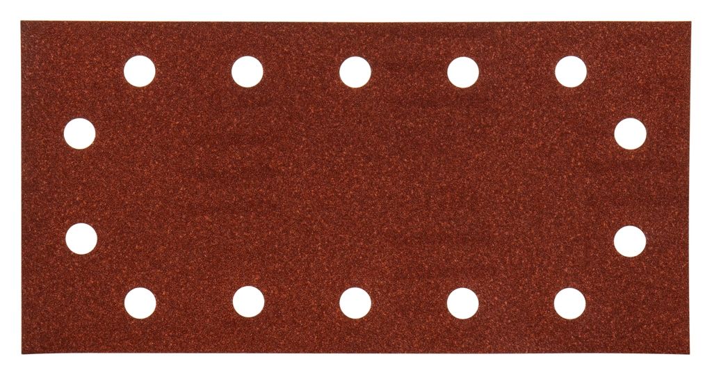 Makita Accesorios P-43066 Hoja de lijado 115x228 mm Grano 120 ROJO 10 uds.
