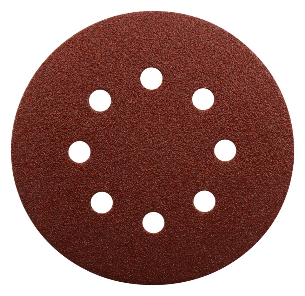 Makita Accesorios P-43549 Disco de lija 125 mm Grano 60 ROJO 10 uds.