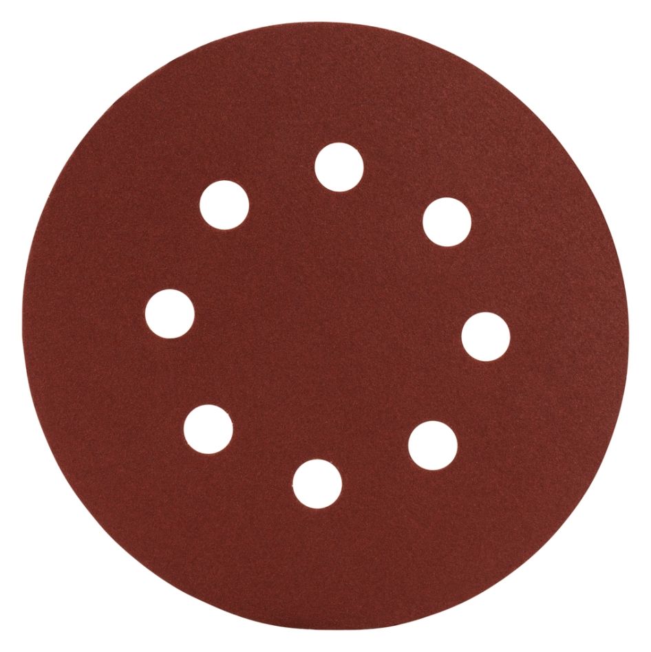 Makita Accesorios P-43583 Disco de lija 125 mm Grano 180 ROJO 10 uds.