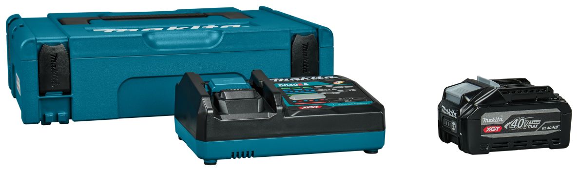 Makita Accesorios 1915D9-2 Juego de iniciación XGT DC40RA / 1x BL4040F