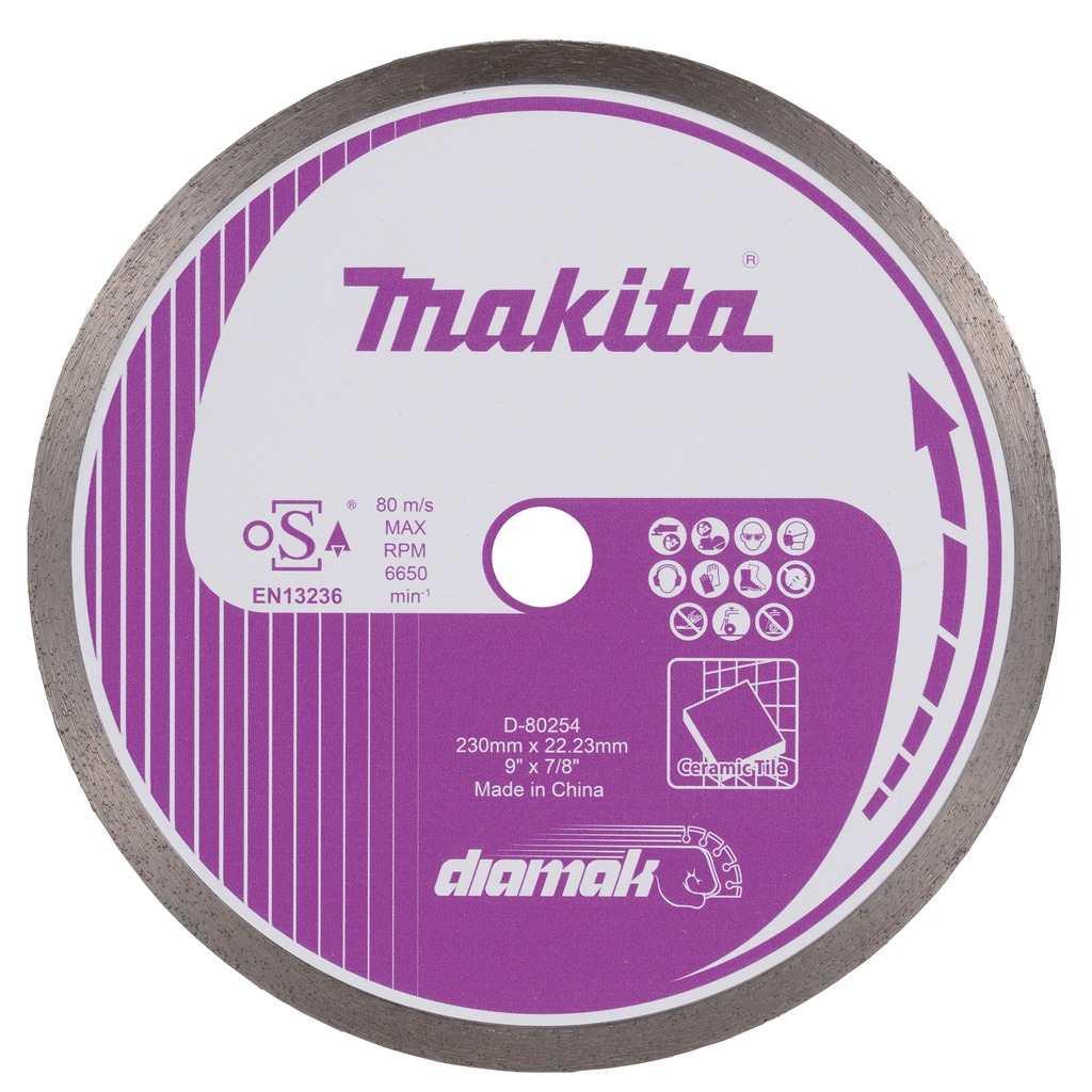 Makita Accesorios D-80254 Hoja de diamante Banda completa 230x22,23x2,2mm