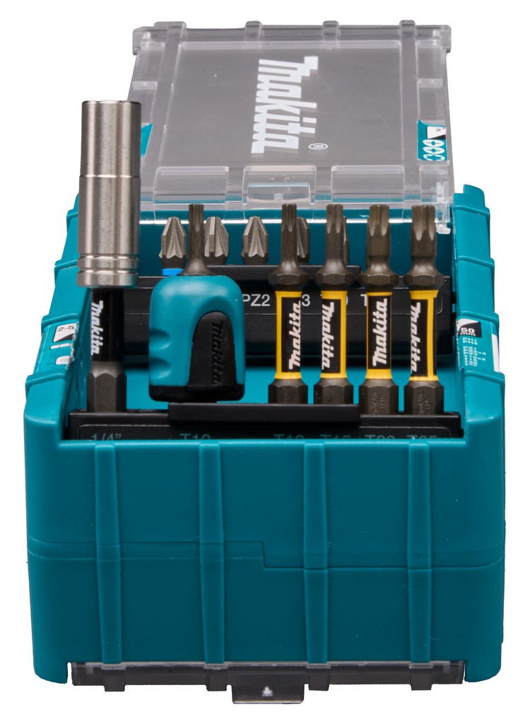 Makita Accesorios E-26836 Juego de puntas para atornillador de impacto Impact Premier, 27 piezas
