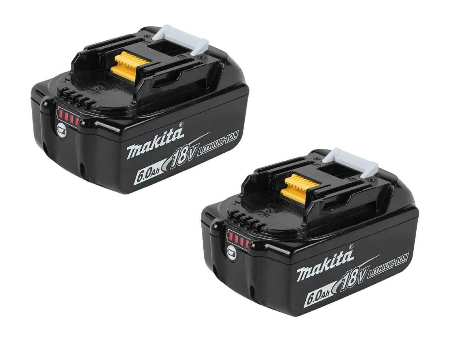 Makita Accesorios BL1860BDUO 2 x batería 18 Volt 6.0 AH Li-ion