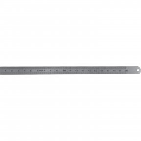 MIB 07074094 Regla de acero inoxidable 1000x30x1,0mm mm+1/2mm doble cara