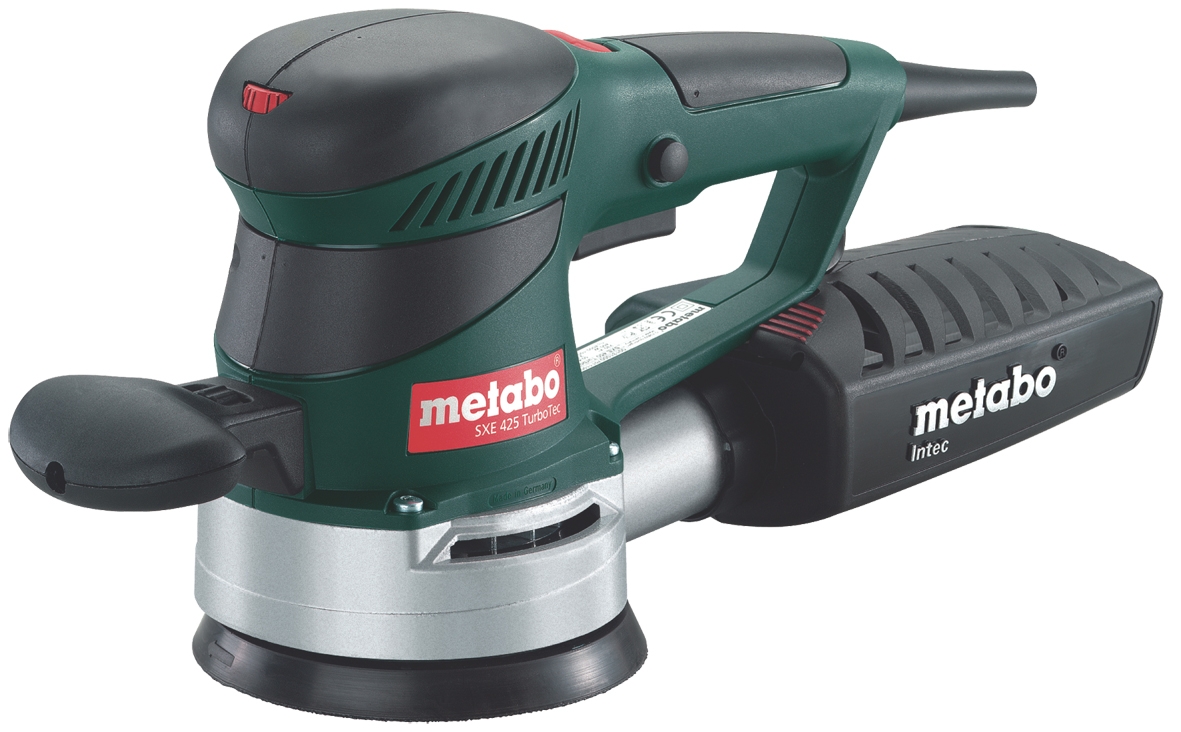 Metabo 600131000 SXE425Lijadora excéntrica TurboTec de 320 vatios con regulación electrónica