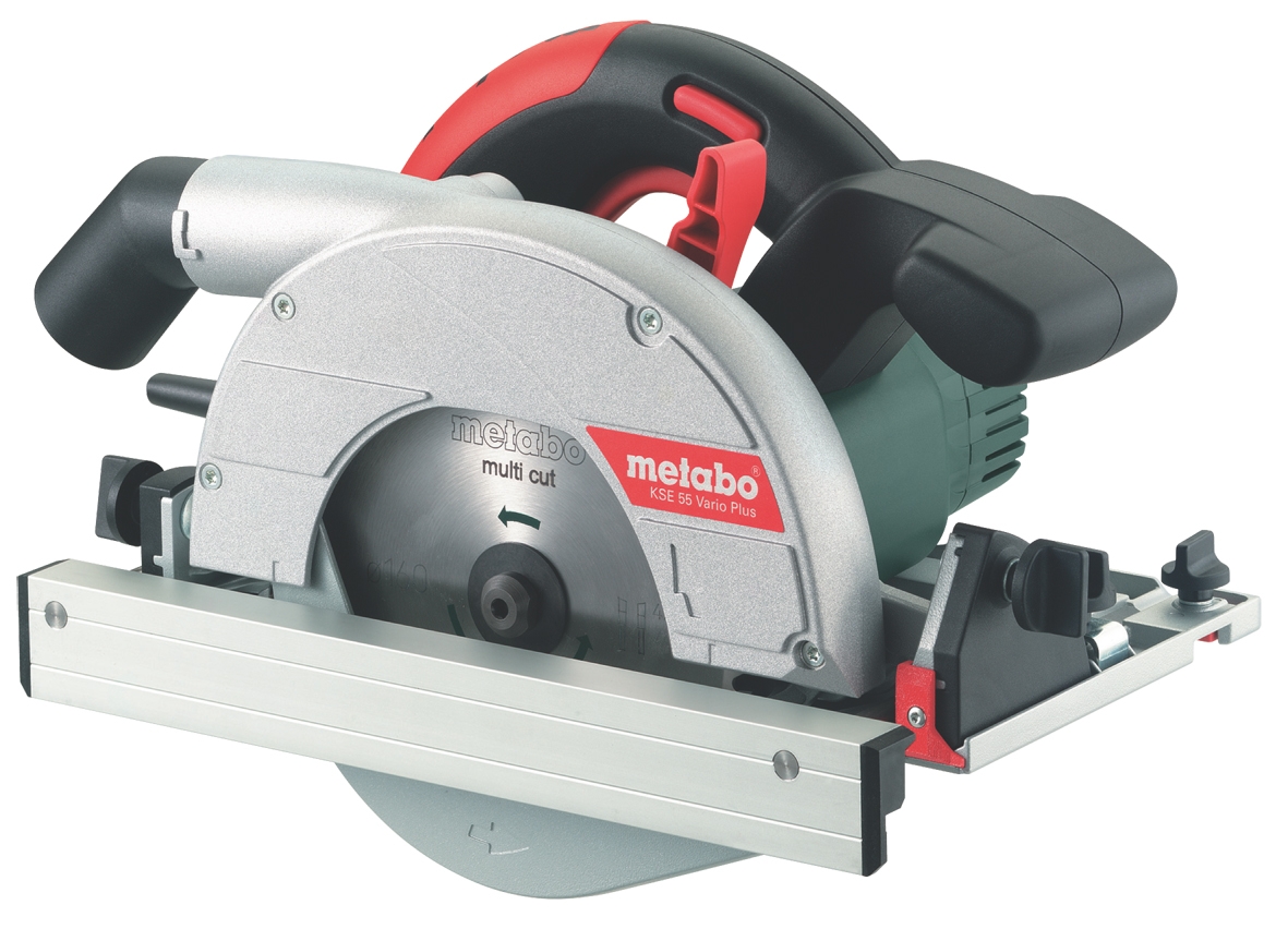 Metabo 601204000 Sierra circular de inmersión y portátil KSE55VarioPlus de 1200 vatios