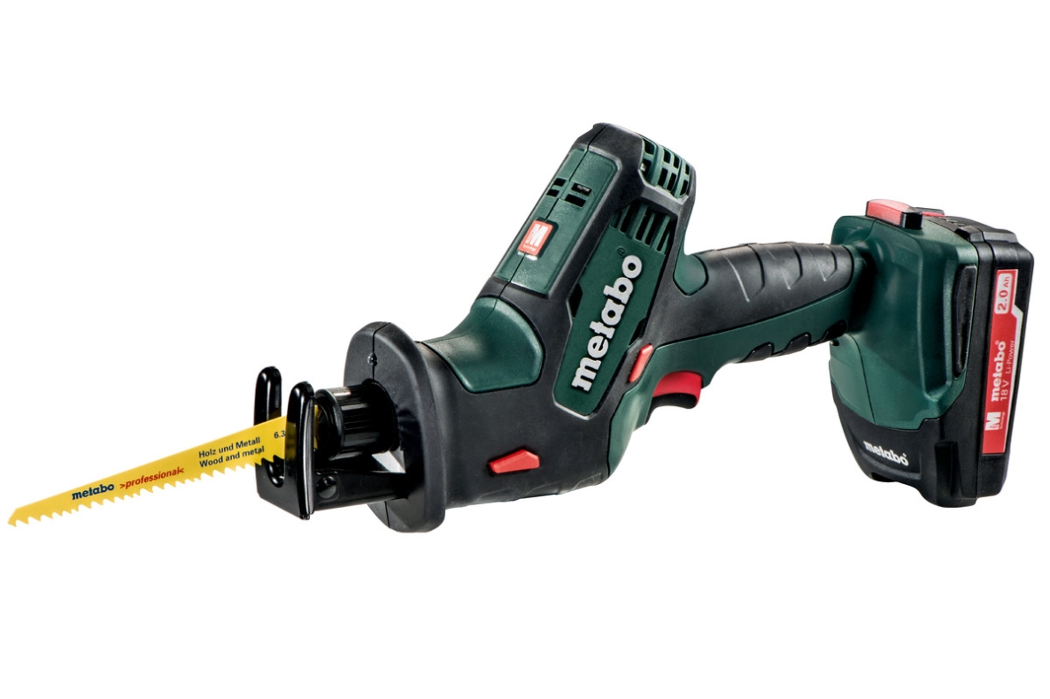 Metabo 602266500 Sierra de sable compacta SSE 18 LTX 18V 2.0Ah Li-Ion