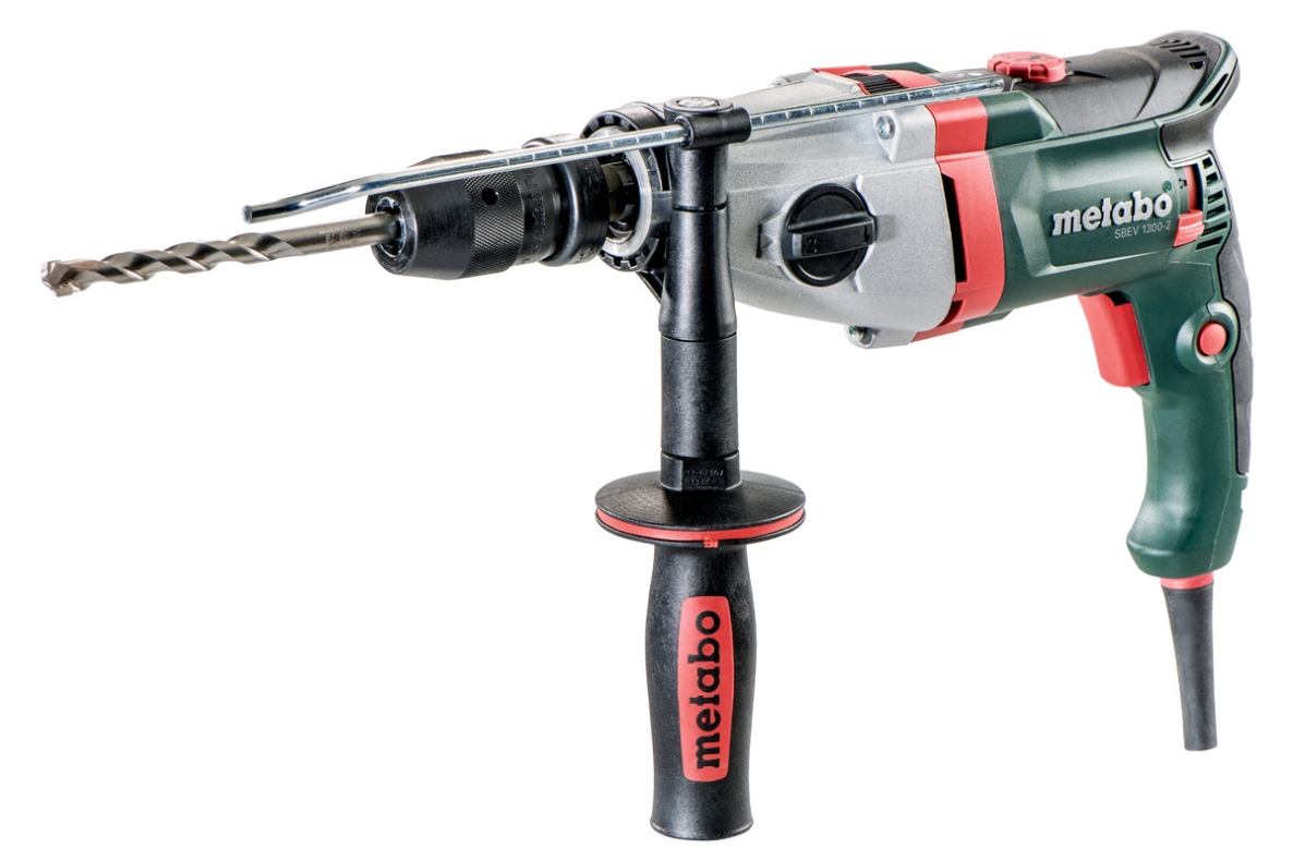 Metabo 600785500 SBEV 1300-2 Taladro de impacto de 1300 vatios con portabrocas sin llave Futuro Top