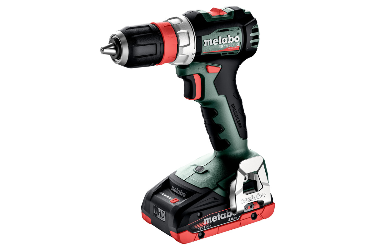 Metabo 613155800 BS 18 L BL Taladro atornillador a batería 18V 4.0Ah LiHD en Metabox