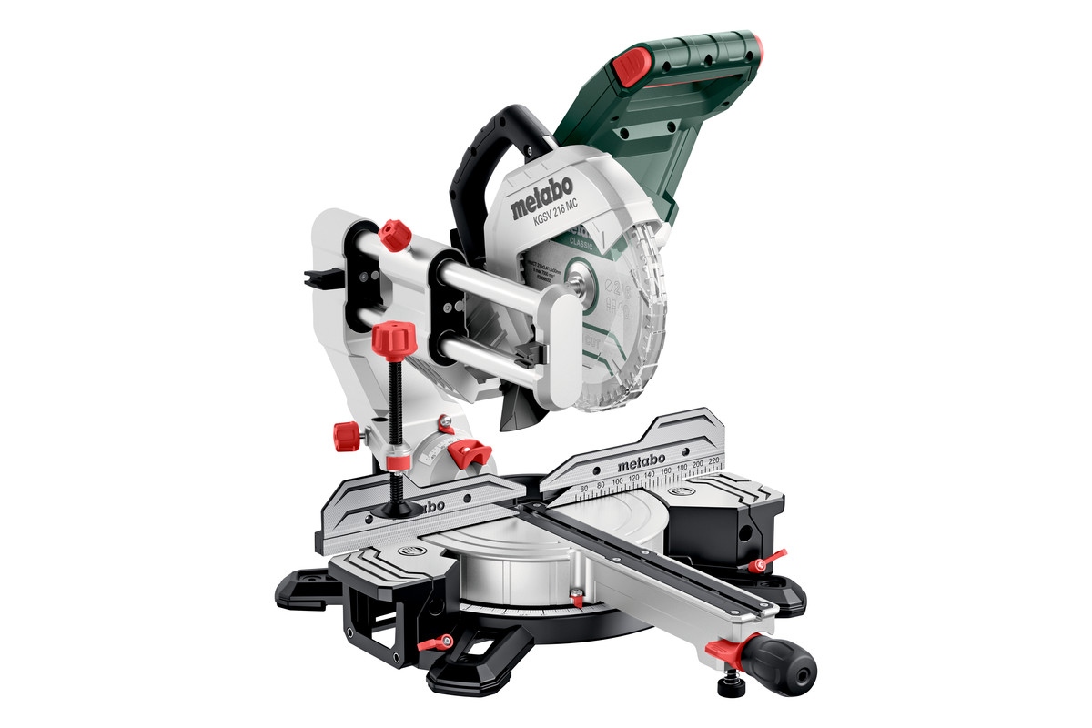 Metabo 615216000 Tronzadora compuesta deslizante KGSV 216 MC con funci&oacute;n de lanza