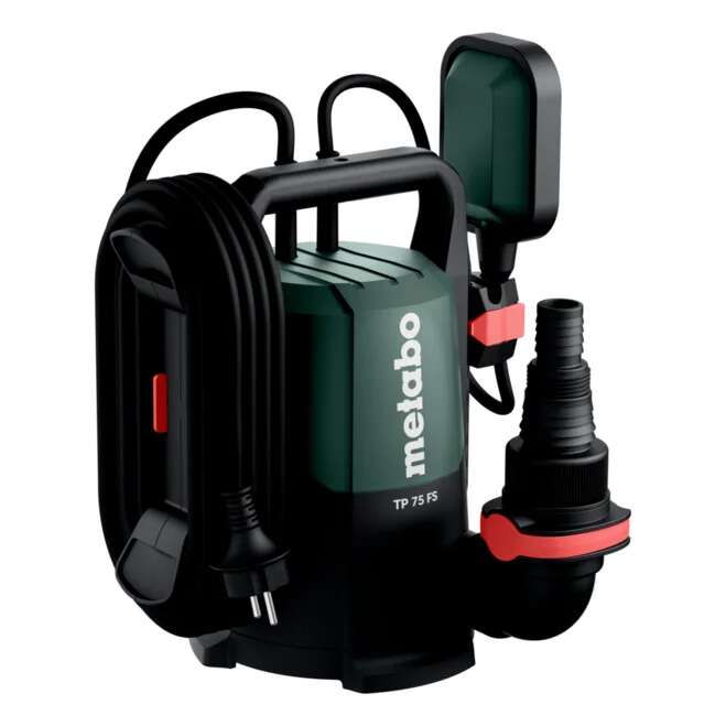 Metabo 601790000 TP 75 SF Bomba sumergible para aguas limpias, aspiraci&oacute;n en superficie, en caja