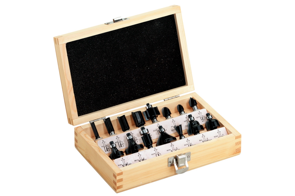 Metabo Accesorios 631039000 Surtido de fresas SP", 15 piezas