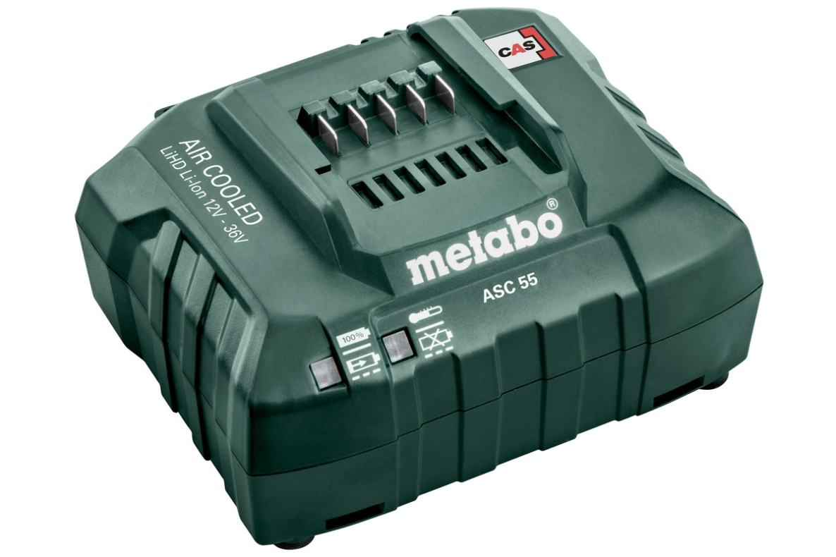 Metabo Accesorios 627044000 ASC 55 Cargador de batería 12-36V "Air-Cooled" (Refrigerado por aire)
