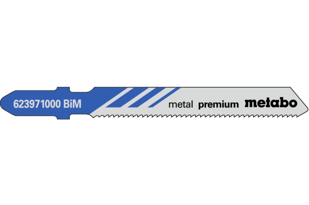 Metabo Accesorios 623971000 Hojas de sierra de calar (5 piezas) 51/1,2 mm BiM