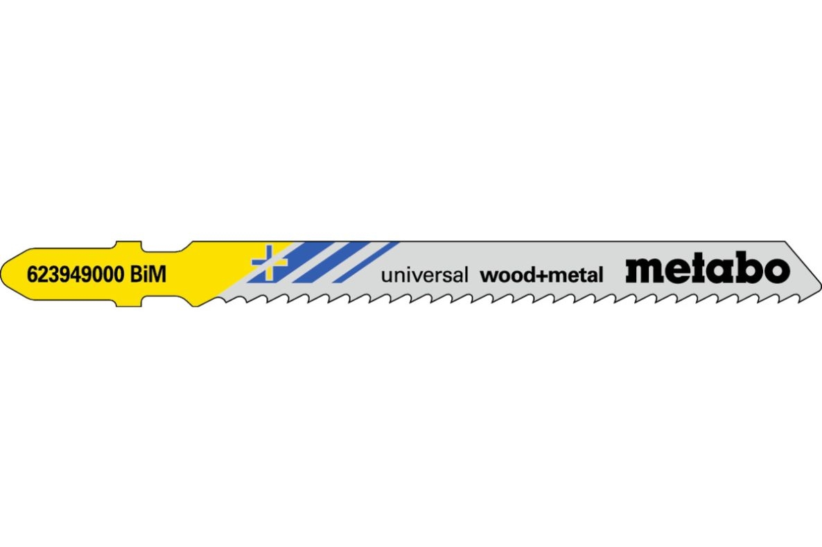 Metabo Accesorios 623949000 Hojas de sierra de calar (5 piezas) 90/2,5 mm BiM