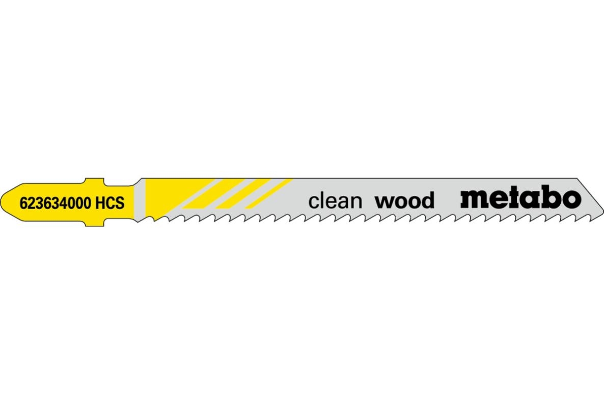 Metabo Accesorios 623691000 Hojas de sierra de calar (25 piezas), tipo 23634 74/2,5 mm