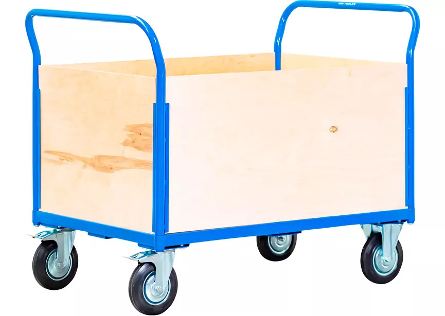 Metal Works 758623141 SH50124 Carro de transporte grande 4 paredes 500kg 1200x800 mm