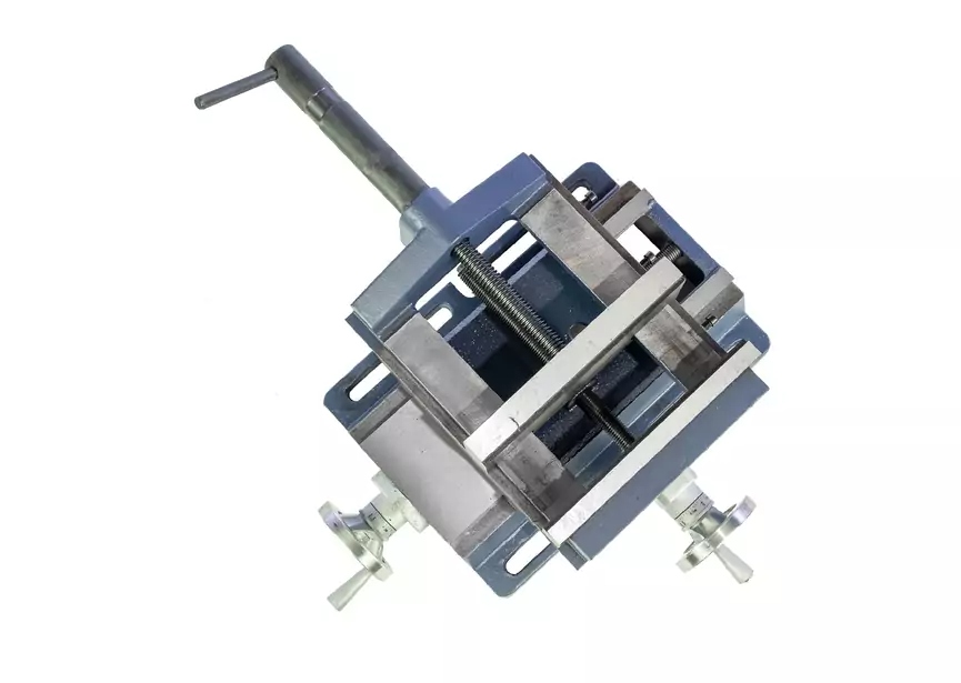 Metal Works 803006015 KRST200Q Mesa en cruz / pinza para taladrar 200 mm 0,05 mm