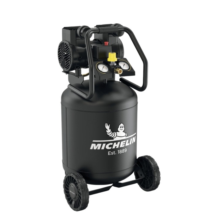 Michelin B2DV404MLL507 MX POP AIR 50V-2 SILENT Compresor m&oacute;vil sin aceite 230V 1,5kw 8bar 50L Modelo de pie