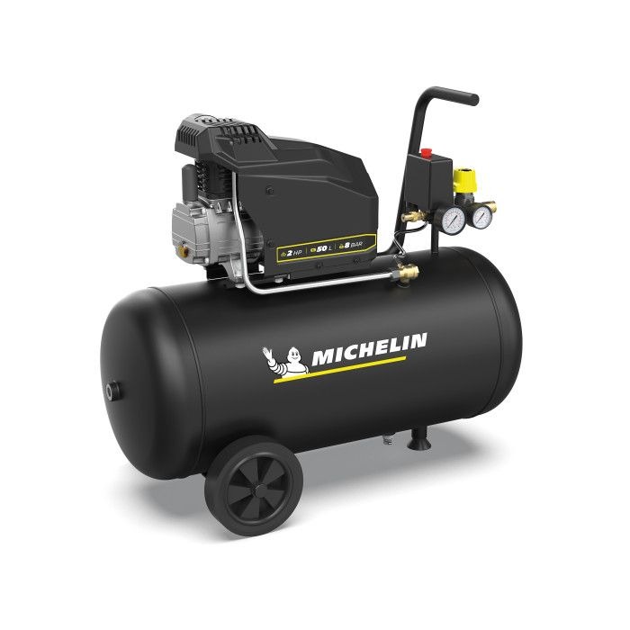Michelin RHDC404MLL534 MX POP AIR 50-2 L Compresor m&oacute;vil lubricado por aceite 230V 2cv 8 bar 50L