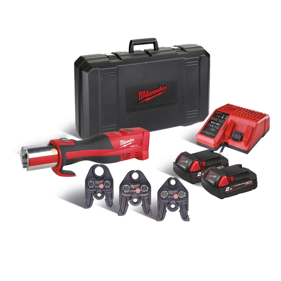 Milwaukee 4933451135 M18 BLHPT-202C TH-SET Alicates de presión a batería sin escobillas 18V 2.0Ah Li-Ion