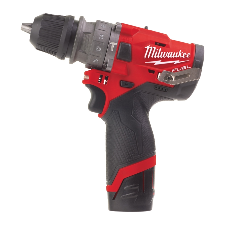 Milwaukee 4933464136 M12 FPDX-202X Accu Taladro compacto 12V 2.0Ah