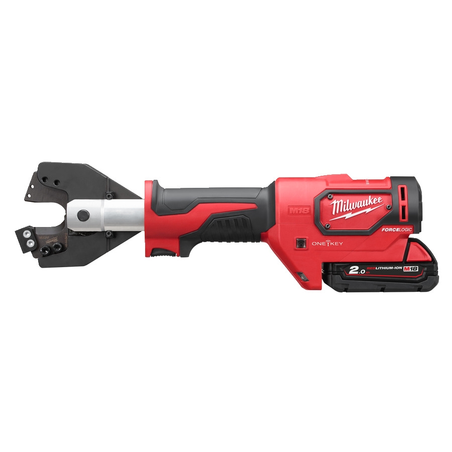 Milwaukee 4933464304 M18 ONEHCC-201C ACSR SET M18™ FORCE LOGIC™ cortacables hidráulico de 35 mm 18V 2.0Ah Li-Ion 4933464304