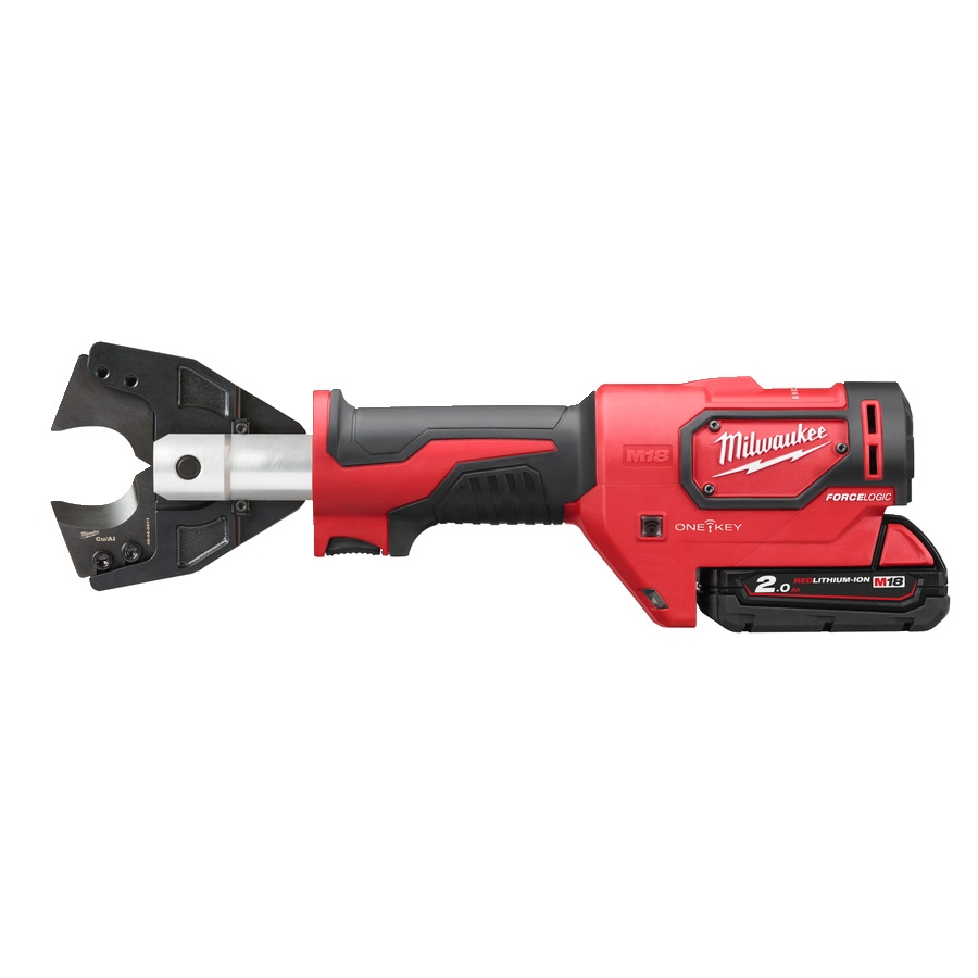 Milwaukee 4933464309 M18 ONEHCC-201C FSW-SET M18™ FORCE LOGIC™ cortacables hidráulico de 35 mm 18V 2.0Ah Li-Ion 4933464309
