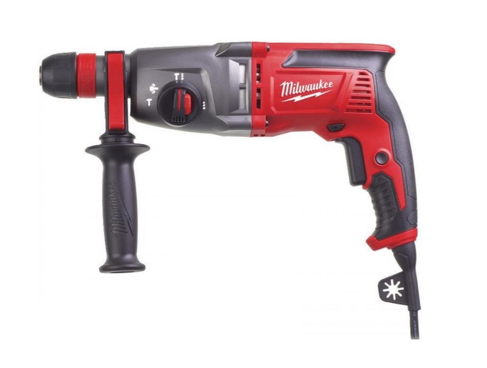 Milwaukee 4933464579 PH 26 TX Taladro percutor Sds-Plus 26 mm 3 posiciones Fixtec 800W 2.4J