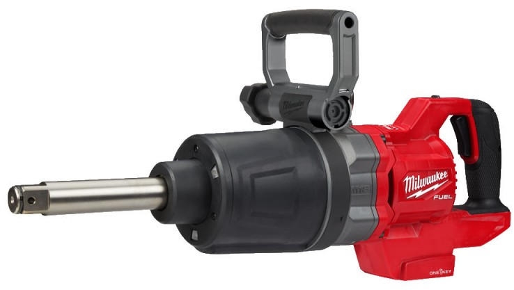 Milwaukee 4933471755 M18 ONEFHIWF1D-0C Llave de impacto de 1" con batería Llave de impacto a batería FUEL™ mango en D + eje prolongado 18V excl. baterías y cargador