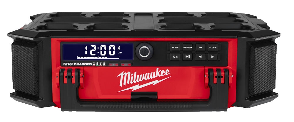 Milwaukee 4933472112 Radio/Cargador PackOut M18 PRCDAB+ 18V Li-Ion excl. baterías y cargador
