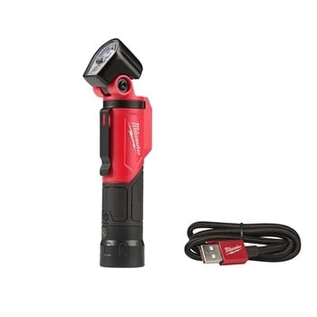 Milwaukee 4933479765 L4 PWL-301 Luz de trabajo LED recargable por USB con cabezal giratorio 500 lúmenes