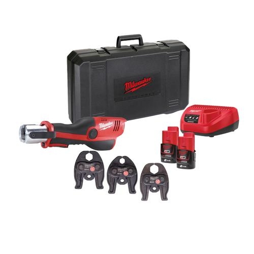 Milwaukee 4933481036 M12 ONEHPT-202C TH-Set Accu Press alicates 12V 2.0 Ah Li-ion TH 16/20/26 mm