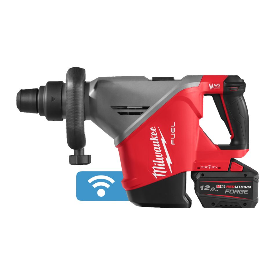 Milwaukee 4933493449 Martillo M18 ONE-KEY 7kg SDS-Max Accu 2x 18V 12.0Ah baterías y cargador en maletín